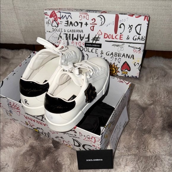 Dolce & Gabbana Other - Dolce & Gabbana Sneakers in White with Black Details